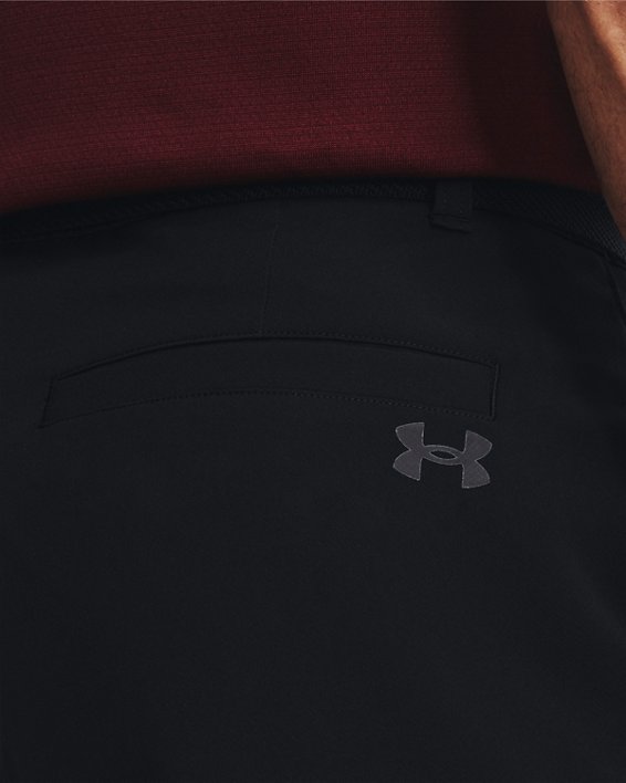 Men's UA Matchplay Tapered Pants in Black image number 3